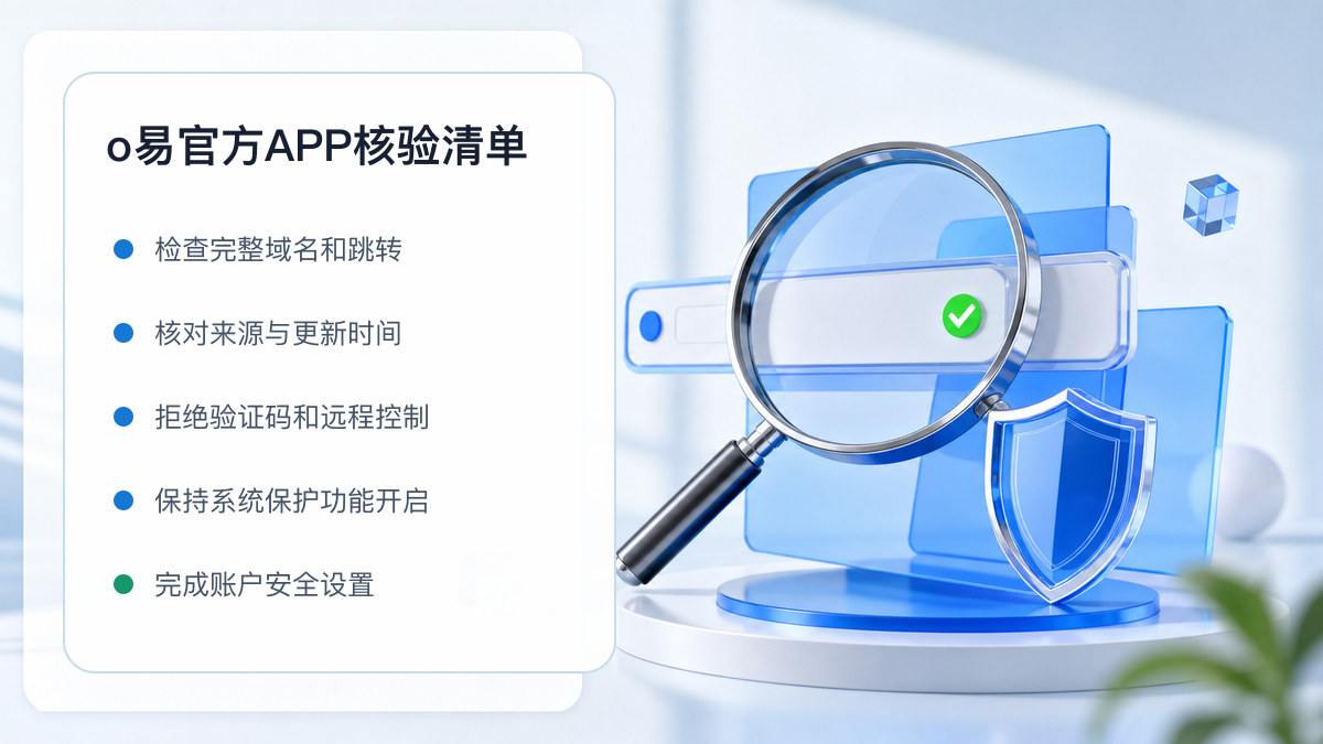 o易官方APP：安装前后的核验步骤 图 1