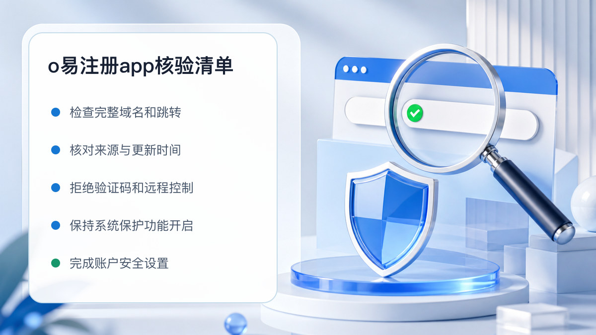 o易注册app：开户流程和防骗检查 图 1