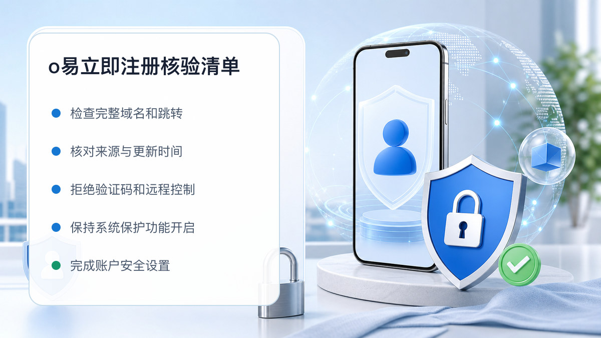 o易立即注册：开户流程和防骗检查 图 1