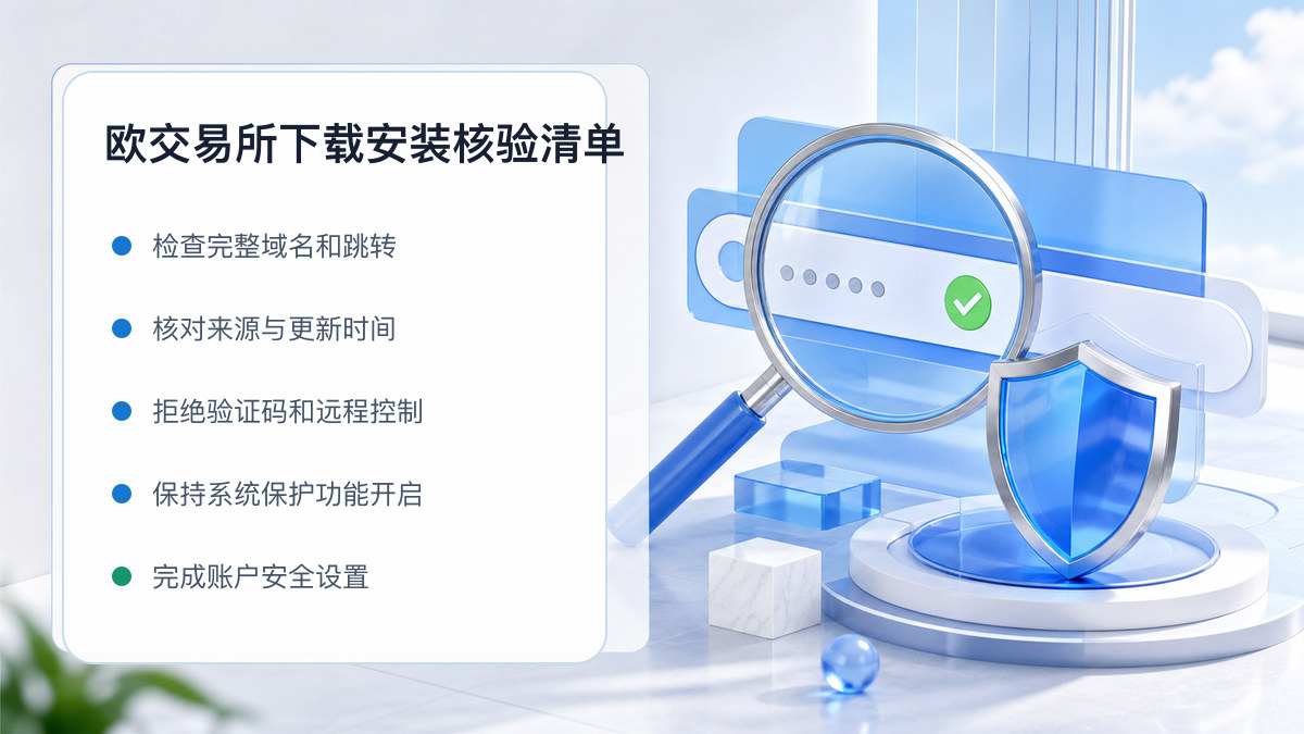 欧交易所下载安装：安装前后的核验步骤 图 1