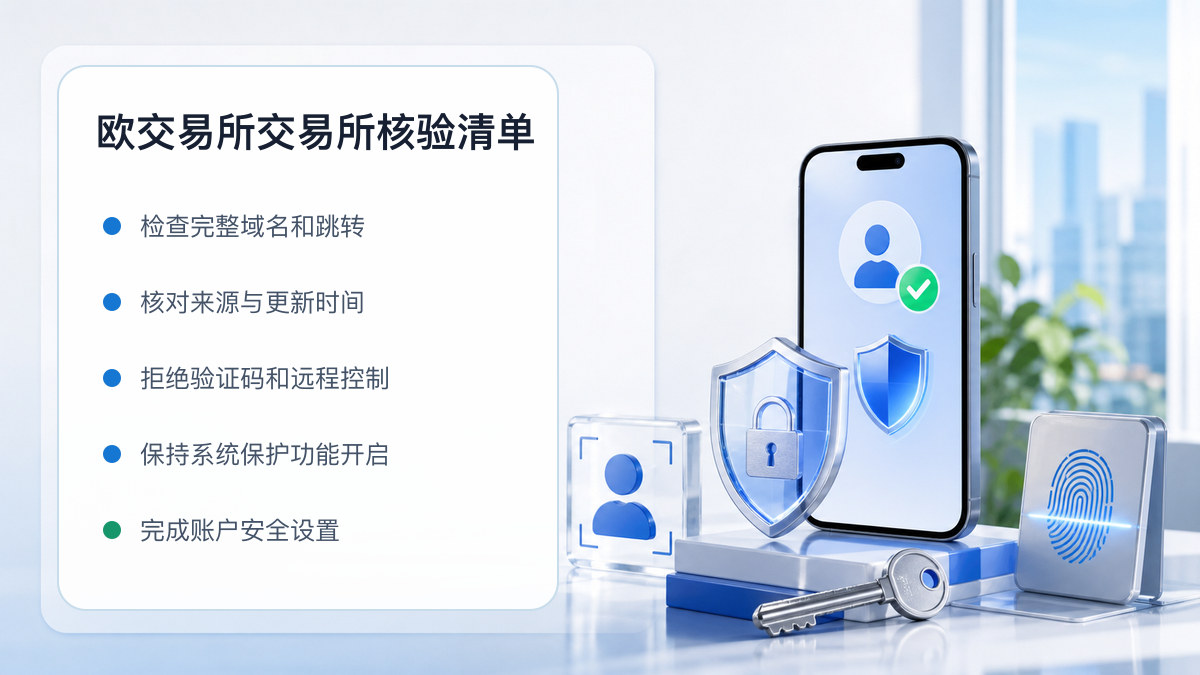 欧交易所交易所：页面真实性检查方法 图 1