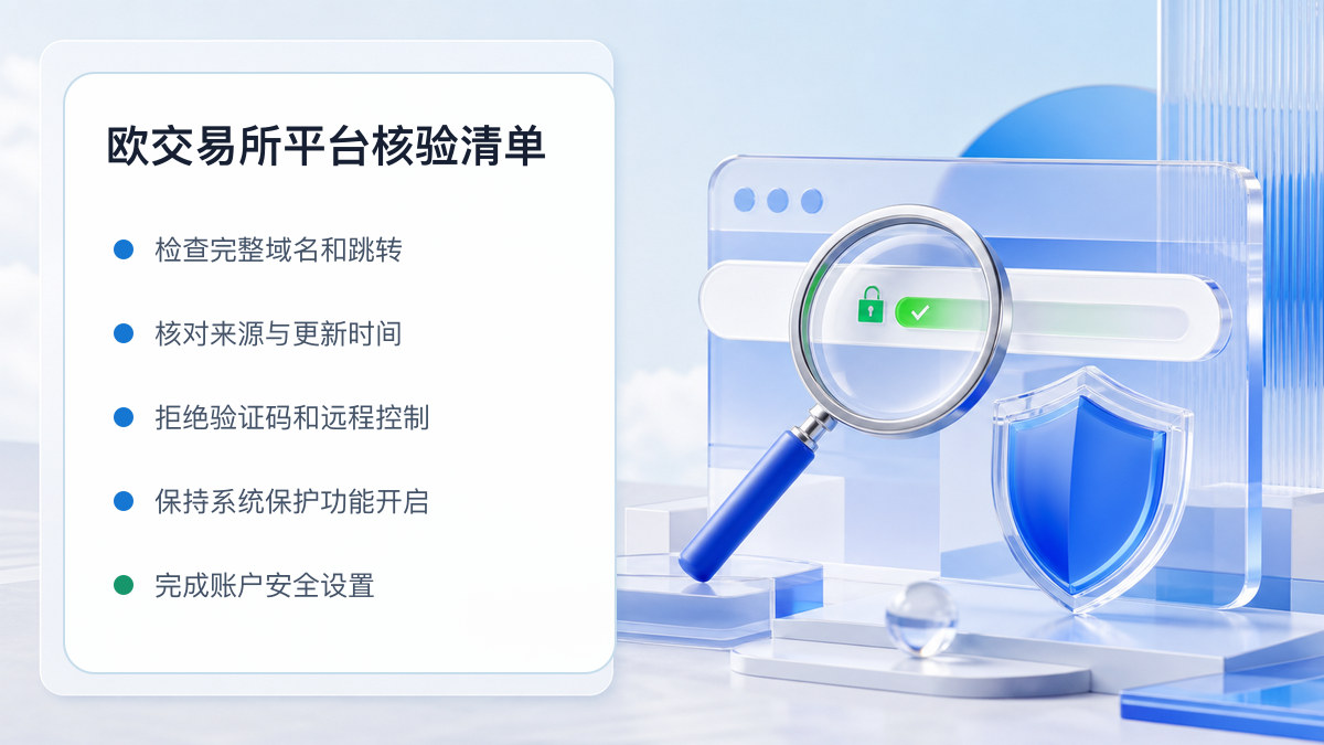 欧交易所平台：官方入口与域名核验指南 图 1