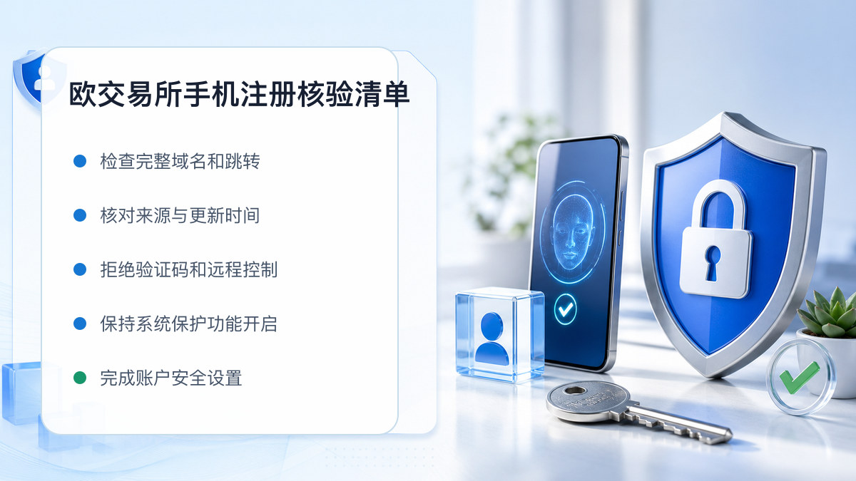 欧交易所手机注册：新用户注册核验清单 图 1