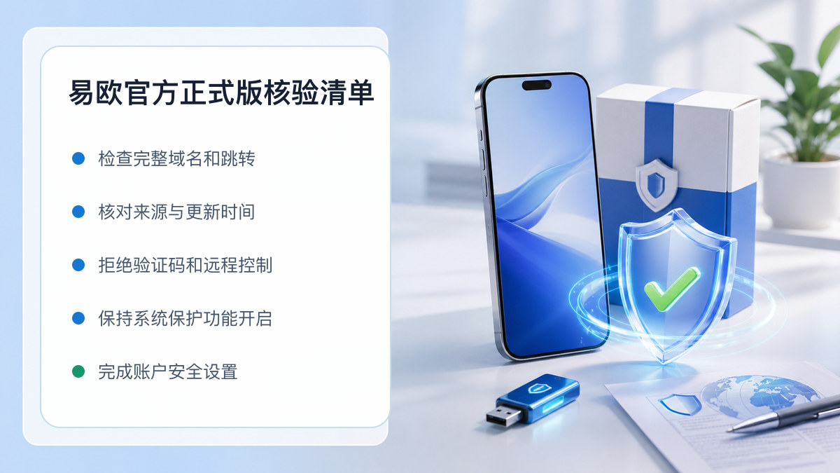 易欧官方正式版：页面真实性检查方法 图 1