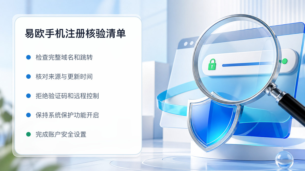 易欧手机注册：注册入口与账户安全指南 图 1