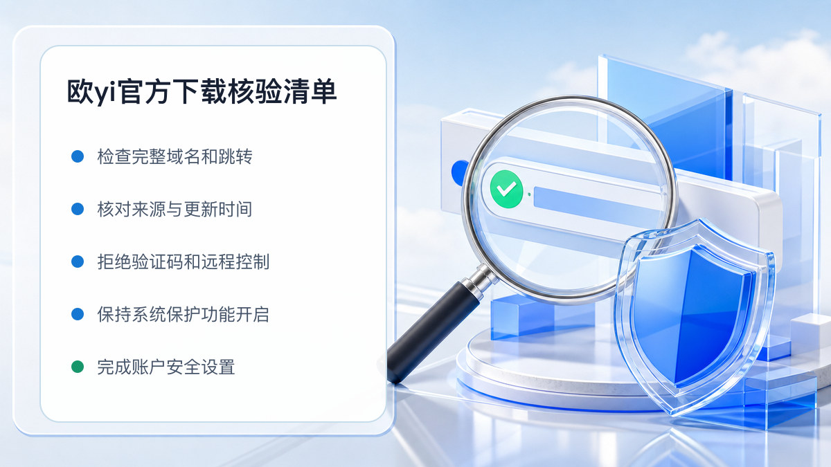 欧yi官方下载：安装前后的核验步骤 图 1
