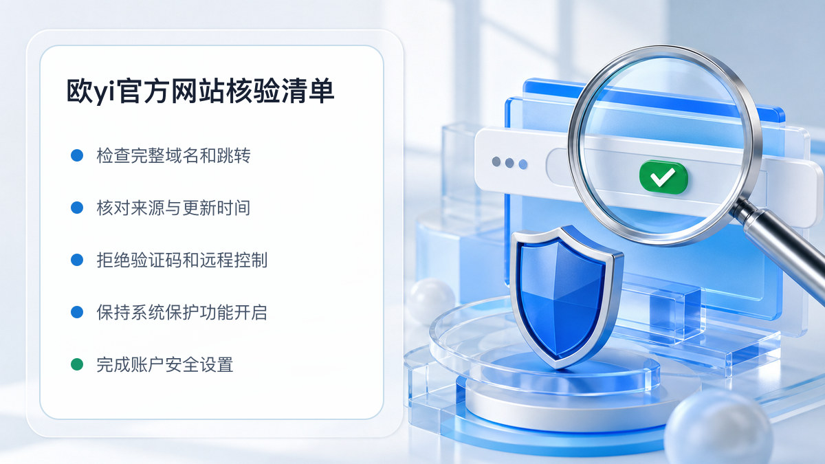 欧yi官方网站：官方入口与域名核验指南 图 1
