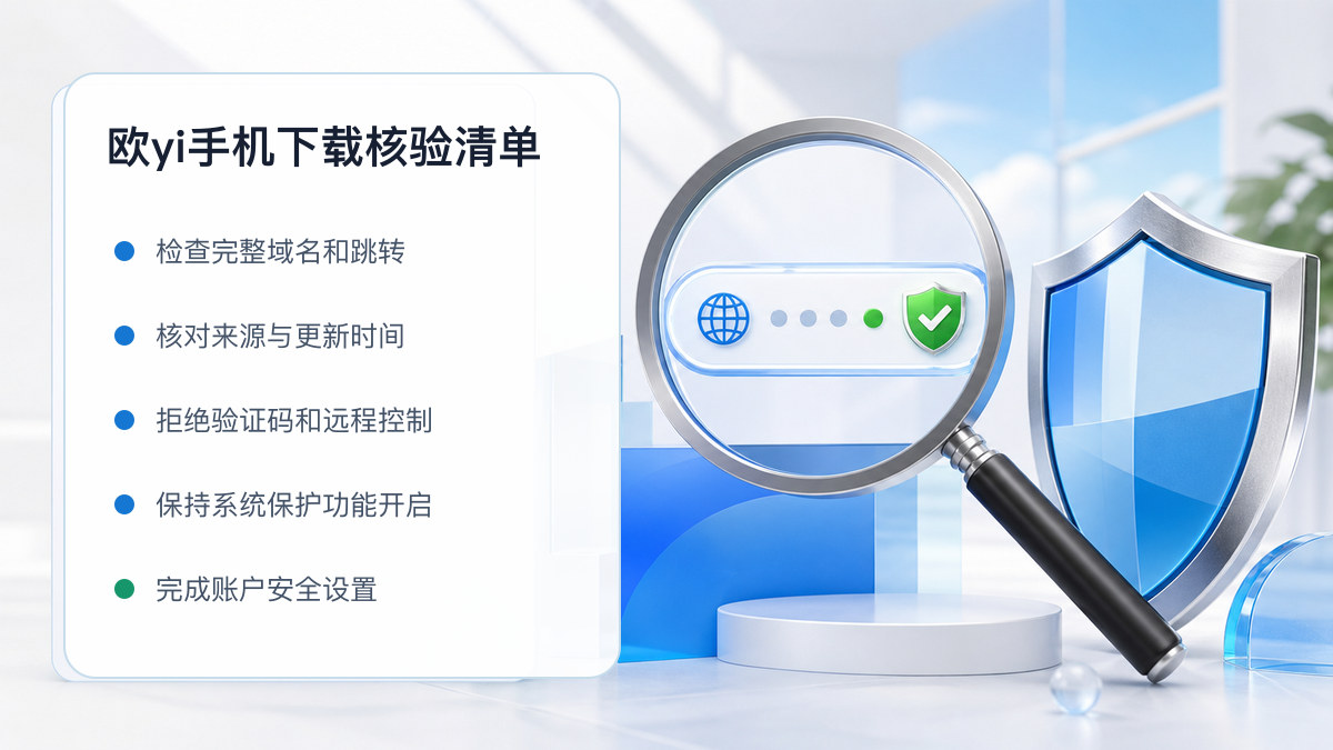 欧yi手机下载：安装前后的核验步骤 图 1