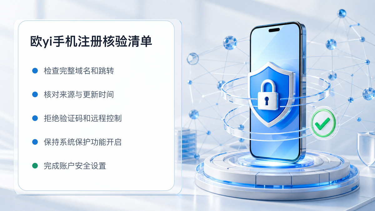 欧yi手机注册：注册入口与账户安全指南 图 1