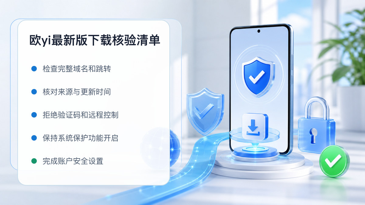 欧yi最新版下载：安装前后的核验步骤 图 1