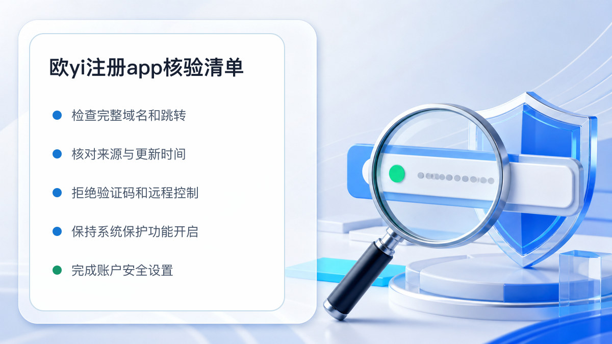 欧yi注册app：注册入口与账户安全指南 图 1