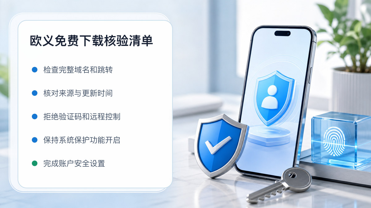 欧义免费下载：下载入口及设备安全检查 图 1