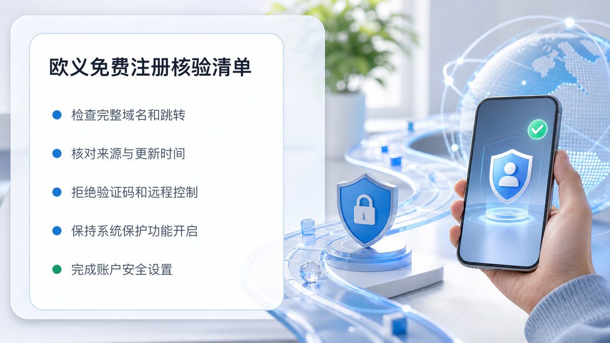 欧义免费注册：新用户注册核验清单 图 1